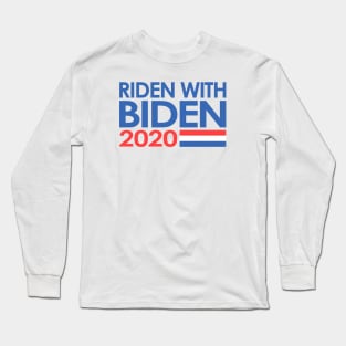 Riden With Biden Long Sleeve T-Shirt